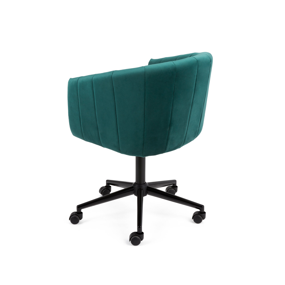 Lusita Office Chair: Emerald Green Velvet